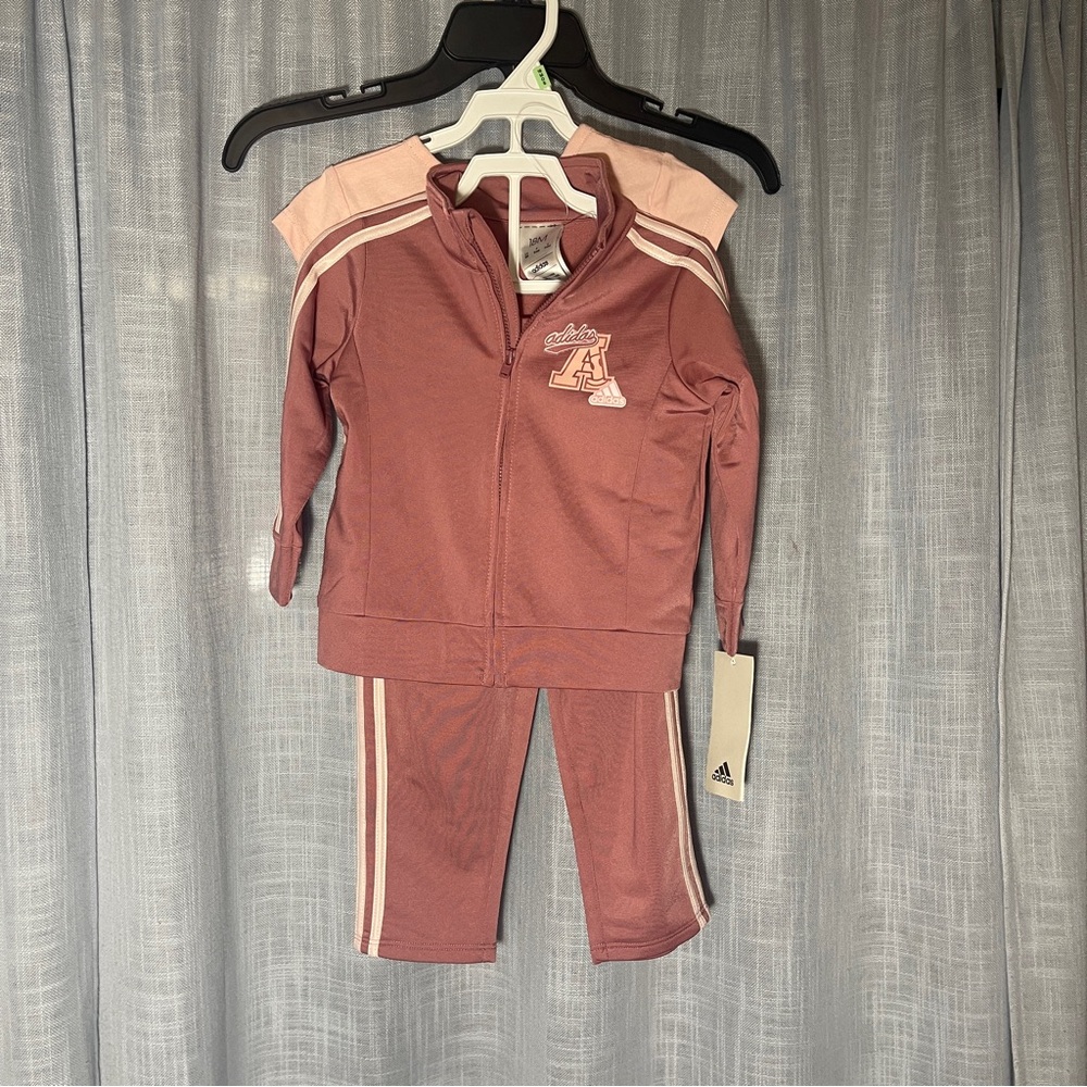 Adidas Youth Red Tracksuit